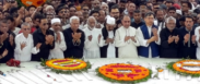 জিয়াউর রহমানের মাজারে বিএনপির শ্রদ্ধাঞ্জলি