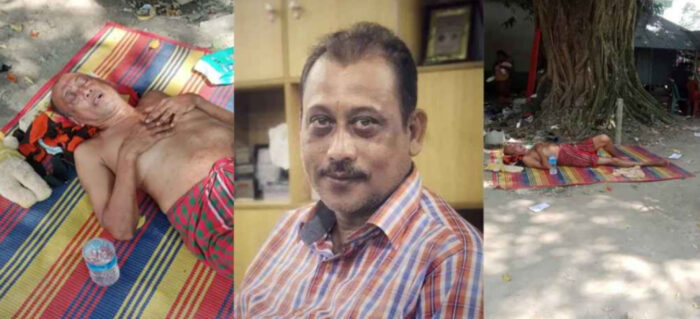 গফরগাঁওয়ে রাস্তায় পড়ে ছিলেন অভিনেতা সমু চৌধুরী, উদ্ধার করল শিল্পী সংঘ