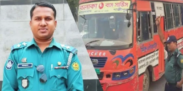 খিলগাঁও ফ্লাইওভারে বাসের ধাক্কায় এসআই নিহত, চালক আটক