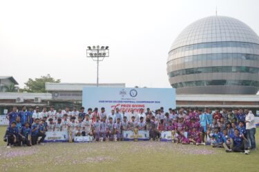 টাইব্রেকারে জয়, এআইইউবি ফুটবল চ্যাম্পিয়ন বিএএফ শাহীন কলেজ কুর্মিটোলা